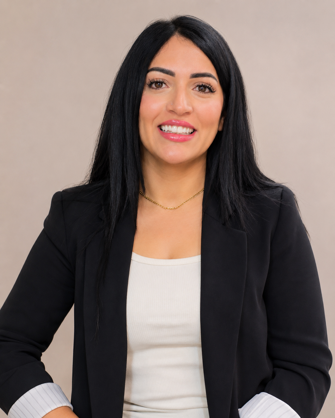 Amina, founder and lead aesthetician